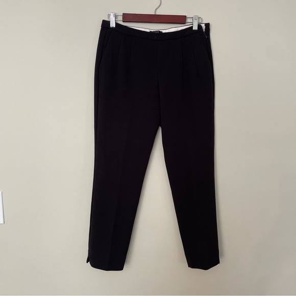 Women’s J. Crew Black Straight Leg Pants Size 6 - Picture 2 of 6